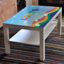 LGBTQ Colourful Painting Self Adhesive Sticker For Table
