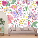 Floral Butterfly Wallpaper