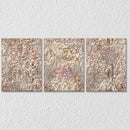 Brown patterns  Set of 3