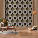 Moksh Damask Traditional Wallpaper