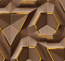 Shine 2 Geometric 3D Wallpaper