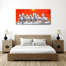 7 Horses Landscape Wall Art 7