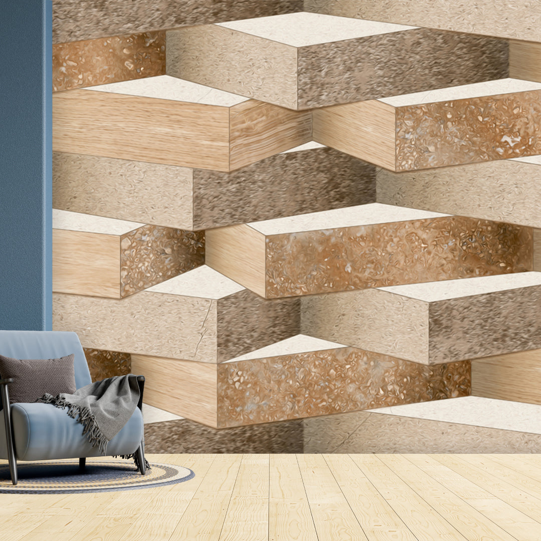 3D Blocks Customize Wallpaper