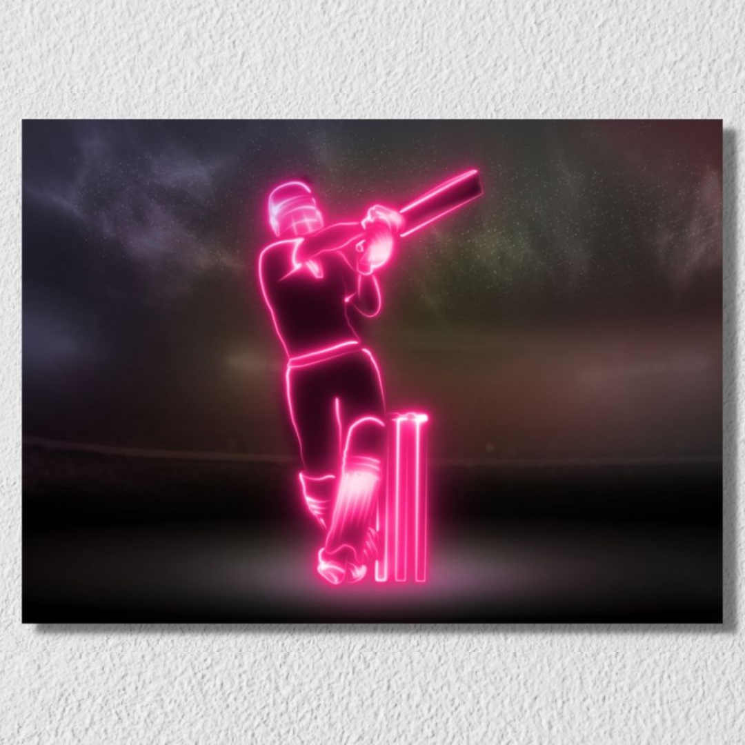 Cricket Batsman Wall Art
