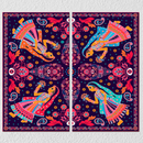 Blue Traditional Doll, Set Of 2