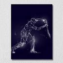 Cricket Batsman Wall Art