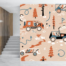 Hipster-Car-Tree Wallpaper