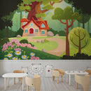 Vinyl Landscape School Wallpaper