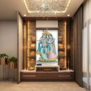 Radha Krishna white Wallpaper