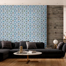 Flower tile Customised Wallpaper