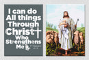 Jesus And Quote Wall Art, set Of 2