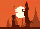 Lord Buddha Customised Wallpaper