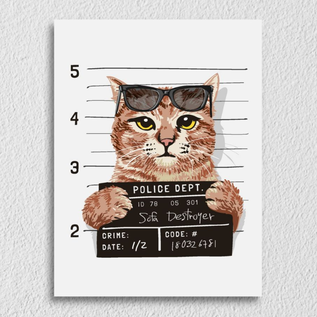 Criminal Cat Art