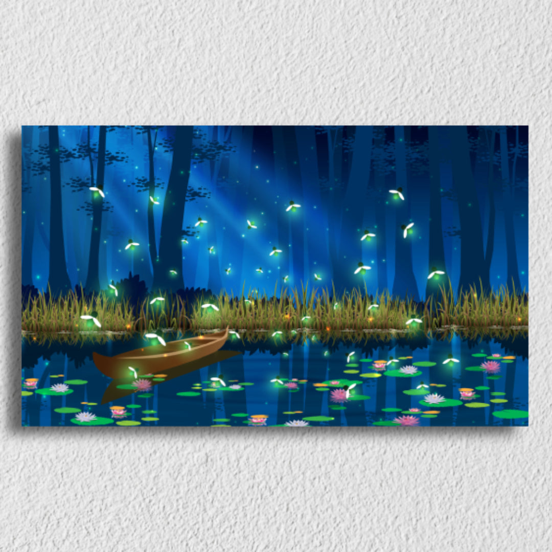 Water Lilies Abstract Art