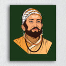 Green Shivaji Potrait