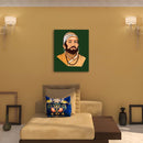 Green Shivaji Potrait