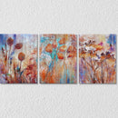 Orange flowers Set of 3