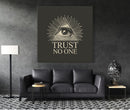 Trust No One Illuminati Canvas