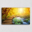 Wooden Bridge Painting