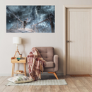 Grey Iced World Sticker