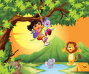 Dora The Explora Nursery Wallpaper