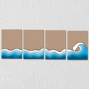 Beach Inspired Wall Art 13, Set Of 4