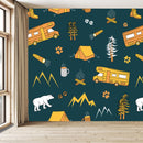 Bus Camping Wallpaper