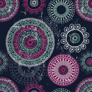 Mandala Art Self Adhesive Sticker For Refrigerator