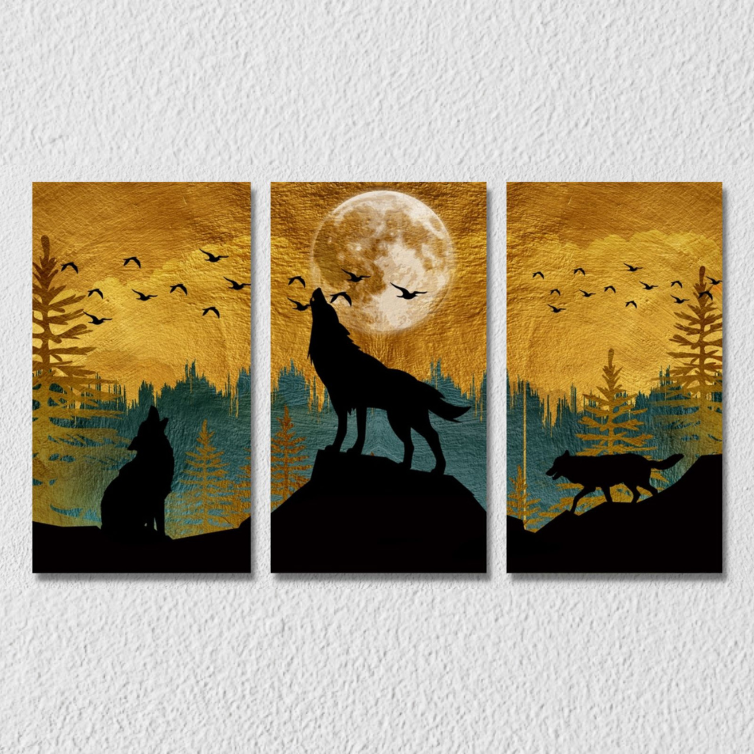 Fox Wall Art, Set Of 3