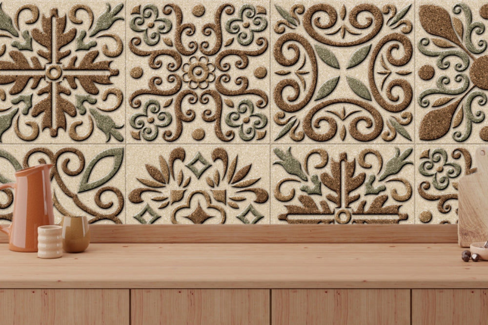 Vintage Mosaic Indian Wallpaper
