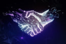 Digital Handshake Wallpaper