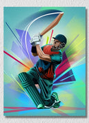 Cricket Batsman Wall Art