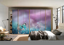 Butterfly Painting Self Adhesive Sticker For Wardrobe