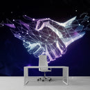 Digital Handshake Wallpaper