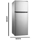 Gold White 3D Self Adhesive Sticker For Refrigerator