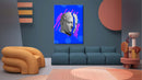 Blue Male Sculpture Pop Art