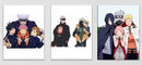 Naruto Anime Series Art, Set Of 3