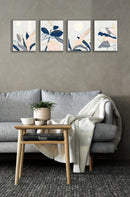 Leaf Line Art, Set Of 4