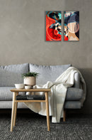 Abstract Colour Mix, Set Of 2