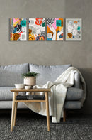 Abstract Line Art, Set Of 4