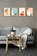 Aesthetic Shape Art, Set Of 4