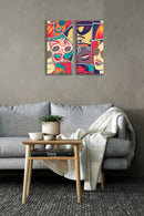 Women Retro Art, Set Of 2