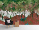 Forest Look Drawing Wallpaper
