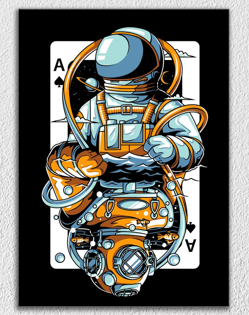 Astronaut Card Art