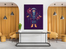 Astronaut Purple Background Art