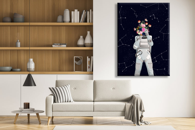 Astronaut Dark Backgound Art