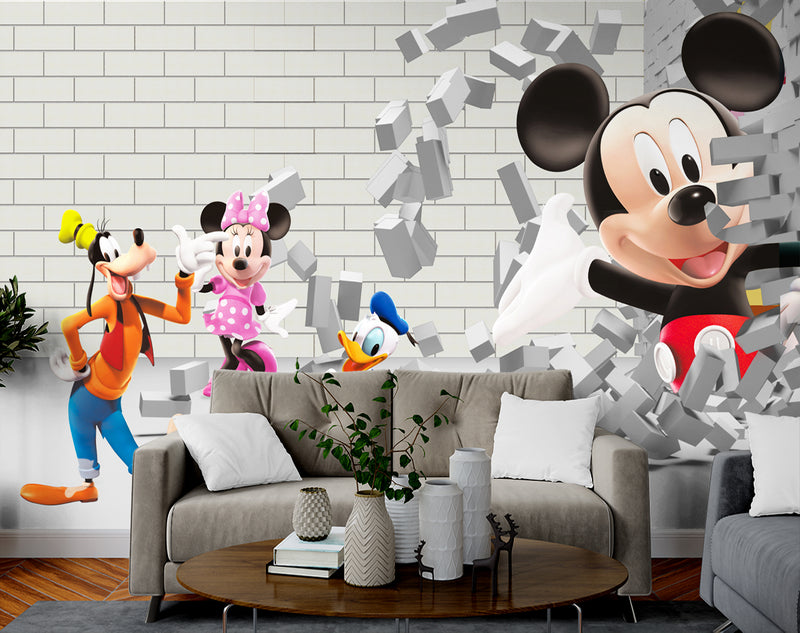 Mickey Mouse Customised Wallpaper for Kids wall coverings