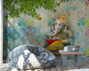 3D Printed Look Lord Ganesha Customised Wallpaper