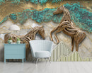 HandMade Look Horses wallpaper for wall