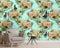 Flower Branch Birds Colourful Customised Wallpaper for wall